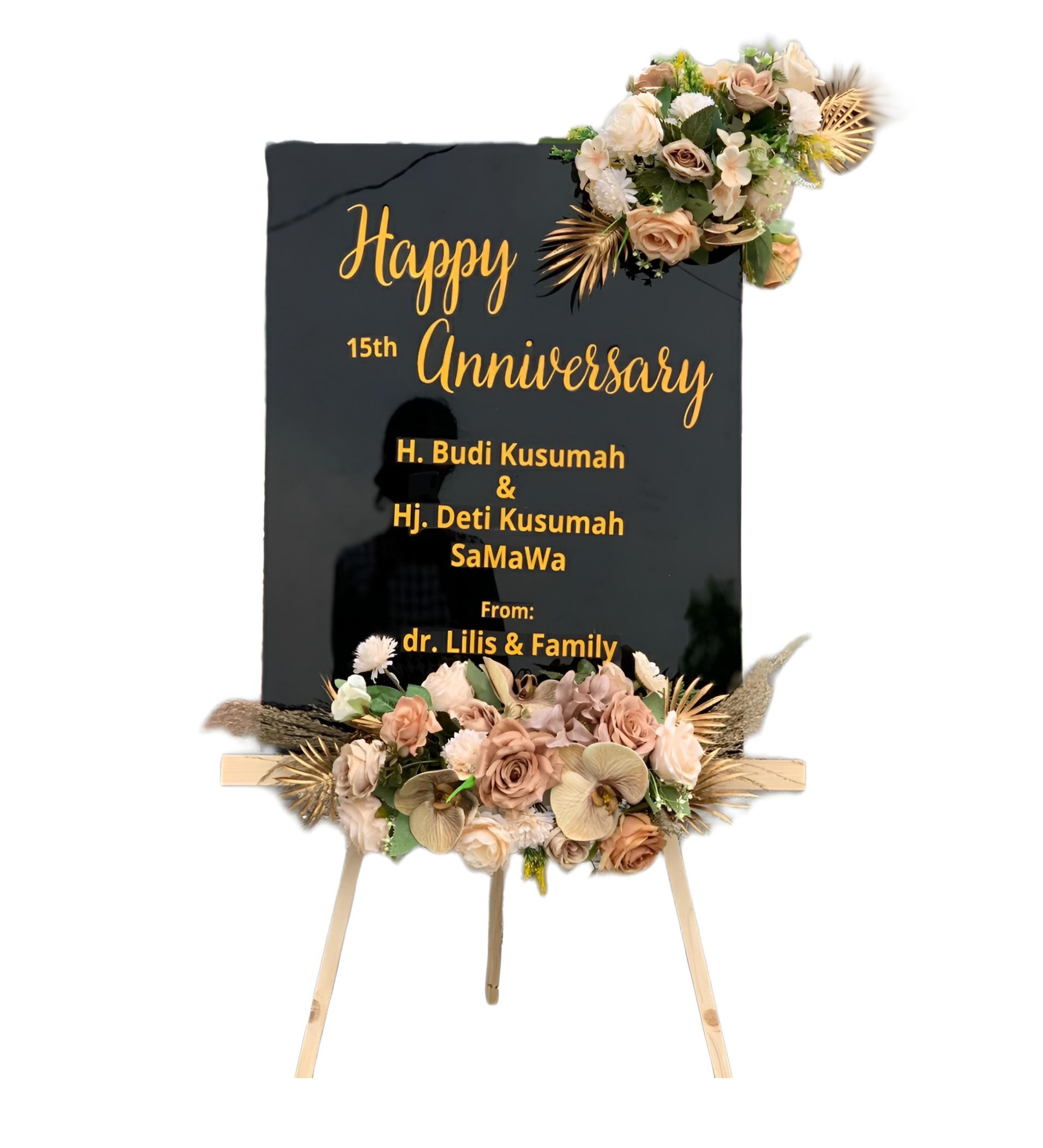 Papan Bunga Akrilik Cempaka